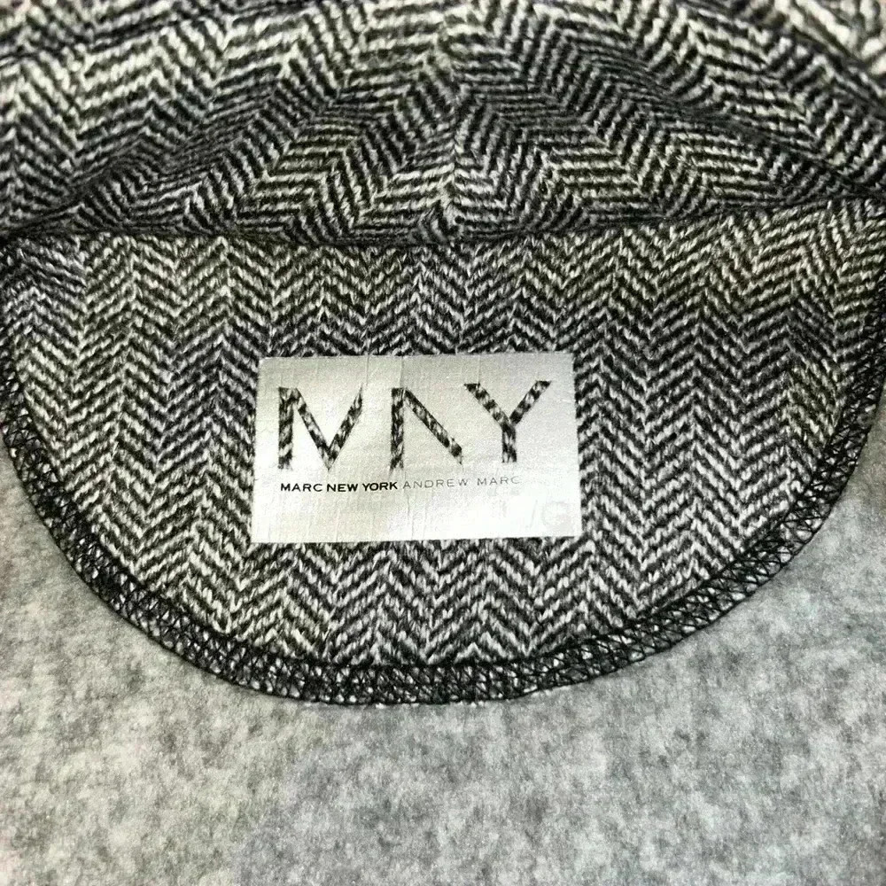 Andrew Marc New York Jacket Womens L Large Gray Full Zip Mock Neck Pockets - Picture 13 of 14